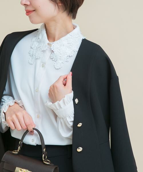 URBAN RESEARCH ROSSO / アーバンリサーチ ロッソ シャツ・ブラウス | 『WEB/一部店舗限定』レースカラーブラウス | 詳細17