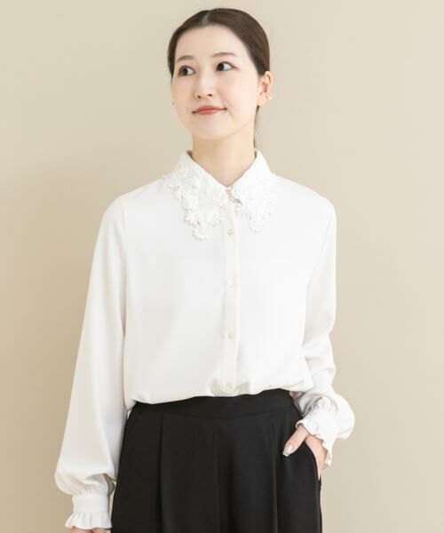 URBAN RESEARCH ROSSO / アーバンリサーチ ロッソ シャツ・ブラウス | 『WEB/一部店舗限定』レースカラーブラウス | 詳細22