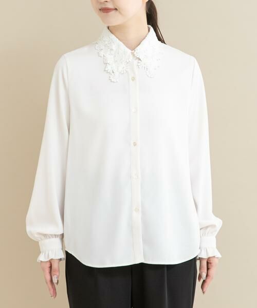 URBAN RESEARCH ROSSO / アーバンリサーチ ロッソ シャツ・ブラウス | 『WEB/一部店舗限定』レースカラーブラウス | 詳細24
