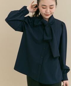 URBAN RESEARCH ROSSO / アーバンリサーチ ロッソ シャツ・ブラウス | 『WEB/一部店舗限定』トリミングボウタイブラウス