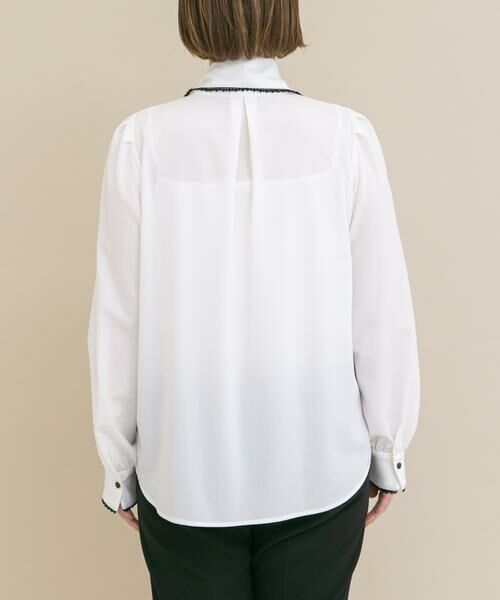 URBAN RESEARCH ROSSO / アーバンリサーチ ロッソ シャツ・ブラウス | 『WEB/一部店舗限定』トリミングボウタイブラウス | 詳細22