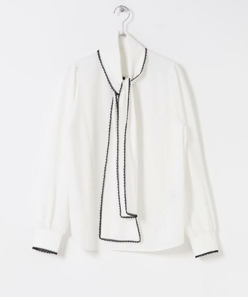 URBAN RESEARCH ROSSO / アーバンリサーチ ロッソ シャツ・ブラウス | 『WEB/一部店舗限定』トリミングボウタイブラウス | 詳細24