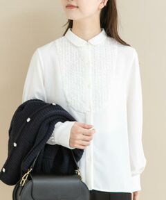 URBAN RESEARCH ROSSO / アーバンリサーチ ロッソ シャツ・ブラウス | 『WEB/一部店舗限定』フロントレース切替ブラウス