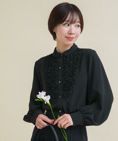 URBAN RESEARCH ROSSO / アーバンリサーチ ロッソ シャツ・ブラウス | 『WEB/一部店舗限定』フロントレース切替ブラウス