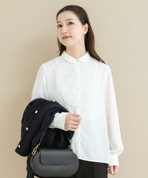 URBAN RESEARCH ROSSO / アーバンリサーチ ロッソ シャツ・ブラウス | 『WEB/一部店舗限定』フロントレース切替ブラウス | 詳細3