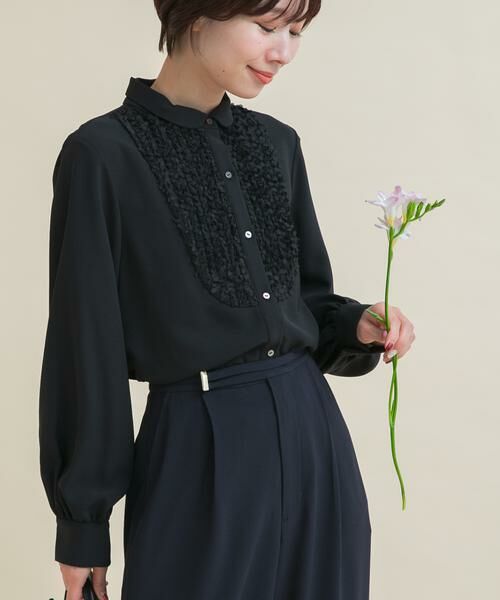 URBAN RESEARCH ROSSO / アーバンリサーチ ロッソ シャツ・ブラウス | 『WEB/一部店舗限定』フロントレース切替ブラウス | 詳細8