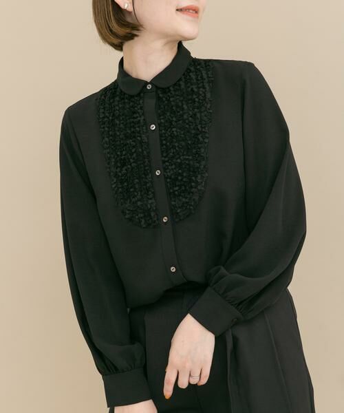 URBAN RESEARCH ROSSO / アーバンリサーチ ロッソ シャツ・ブラウス | 『WEB/一部店舗限定』フロントレース切替ブラウス | 詳細10