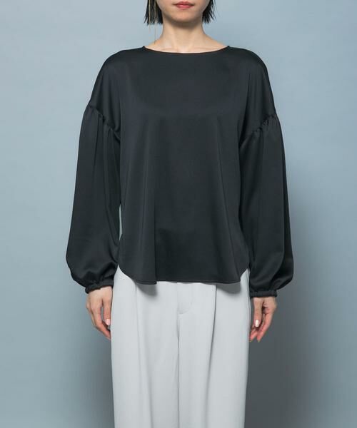 URBAN RESEARCH ROSSO / アーバンリサーチ ロッソ シャツ・ブラウス | ハンマーサテンギャザーブラウス | 詳細10