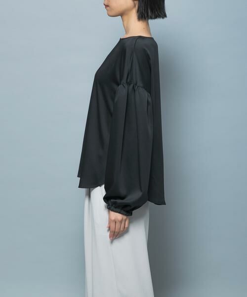 URBAN RESEARCH ROSSO / アーバンリサーチ ロッソ シャツ・ブラウス | ハンマーサテンギャザーブラウス | 詳細11