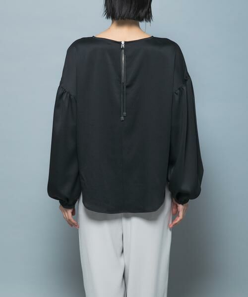 URBAN RESEARCH ROSSO / アーバンリサーチ ロッソ シャツ・ブラウス | ハンマーサテンギャザーブラウス | 詳細12