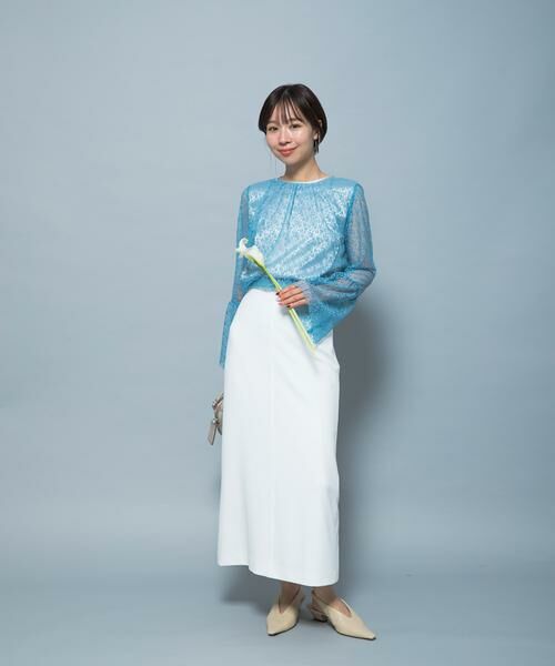 URBAN RESEARCH ROSSO / アーバンリサーチ ロッソ シャツ・ブラウス | フレアスリーブレースブラウス | 詳細3