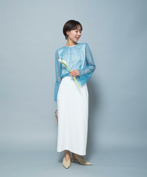 URBAN RESEARCH ROSSO / アーバンリサーチ ロッソ シャツ・ブラウス | フレアスリーブレースブラウス | 詳細4