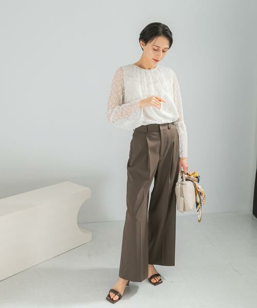 URBAN RESEARCH ROSSO / アーバンリサーチ ロッソ シャツ・ブラウス | フレアスリーブレースブラウス | 詳細14