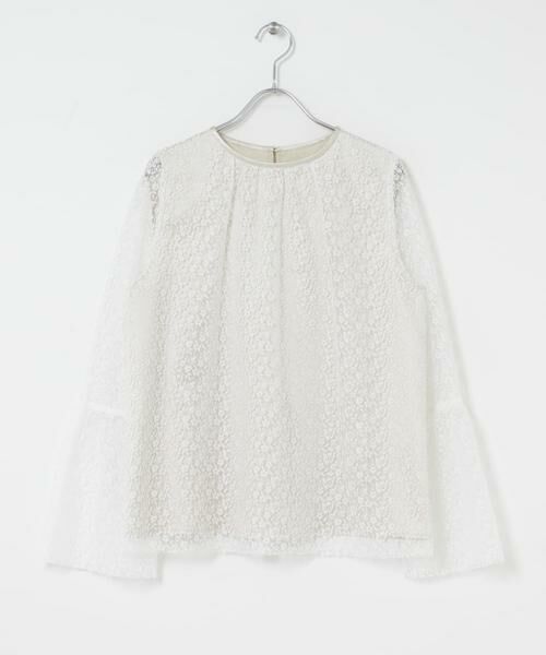 URBAN RESEARCH ROSSO / アーバンリサーチ ロッソ シャツ・ブラウス | フレアスリーブレースブラウス | 詳細15