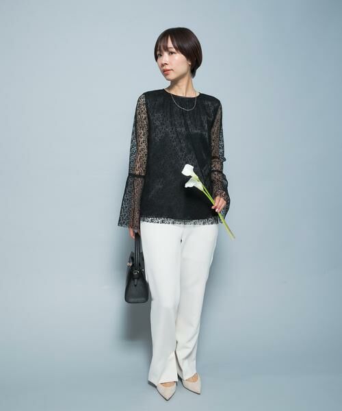 URBAN RESEARCH ROSSO / アーバンリサーチ ロッソ シャツ・ブラウス | フレアスリーブレースブラウス | 詳細20