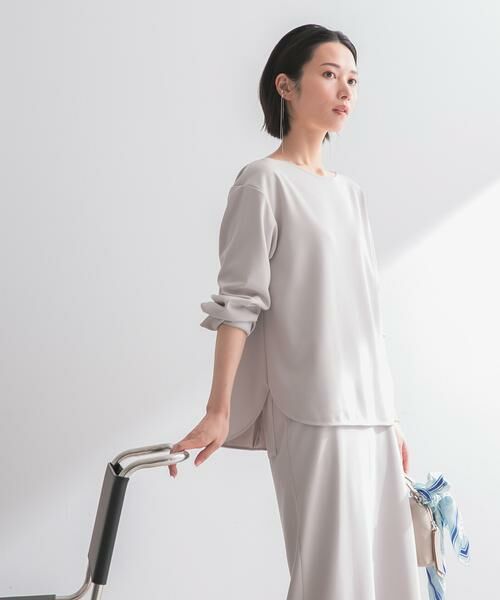 URBAN RESEARCH ROSSO / アーバンリサーチ ロッソ シャツ・ブラウス | ストレッチジョーゼットブラウス（グレー系その他）