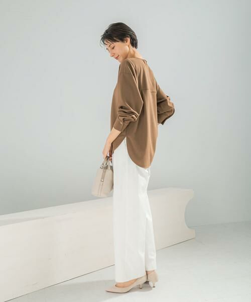 URBAN RESEARCH ROSSO / アーバンリサーチ ロッソ シャツ・ブラウス | ストレッチジョーゼットプルオーバー | 詳細4