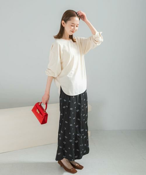 URBAN RESEARCH ROSSO / アーバンリサーチ ロッソ シャツ・ブラウス | ストレッチジョーゼットプルオーバー | 詳細9