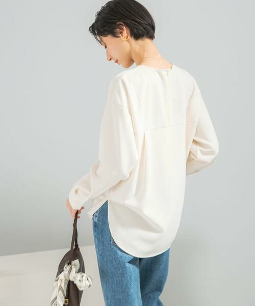 URBAN RESEARCH ROSSO / アーバンリサーチ ロッソ シャツ・ブラウス | ストレッチジョーゼットプルオーバー | 詳細11