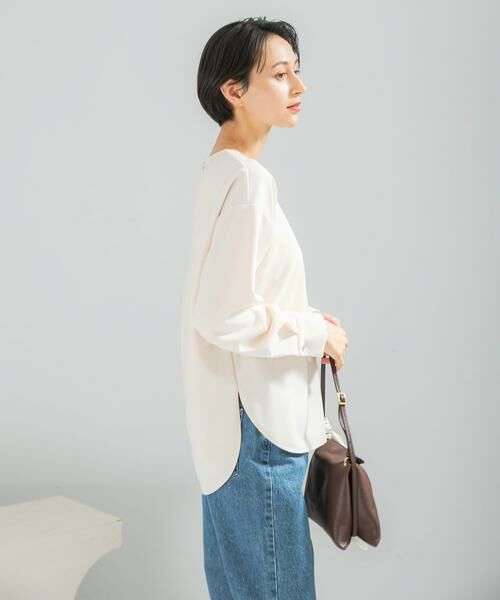 URBAN RESEARCH ROSSO / アーバンリサーチ ロッソ シャツ・ブラウス | ストレッチジョーゼットプルオーバー | 詳細12