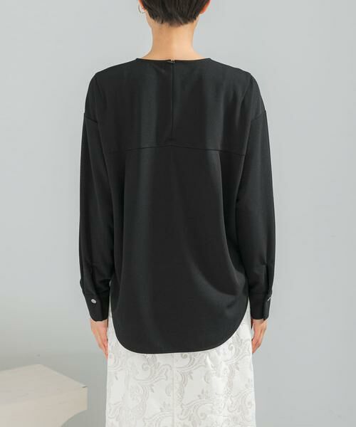 URBAN RESEARCH ROSSO / アーバンリサーチ ロッソ シャツ・ブラウス | ストレッチジョーゼットプルオーバー | 詳細25