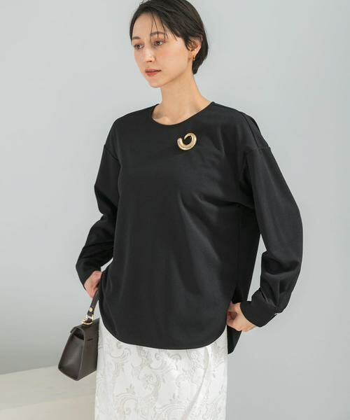 URBAN RESEARCH ROSSO / アーバンリサーチ ロッソ シャツ・ブラウス | ストレッチジョーゼットプルオーバー | 詳細17