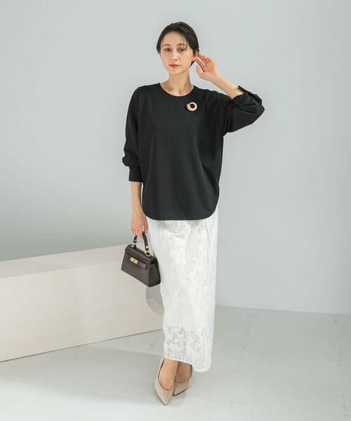 URBAN RESEARCH ROSSO / アーバンリサーチ ロッソ シャツ・ブラウス | ストレッチジョーゼットプルオーバー | 詳細18