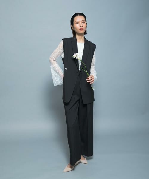 URBAN RESEARCH ROSSO / アーバンリサーチ ロッソ その他パンツ | 防シワシャンブレーツイルタックパンツ | 詳細4