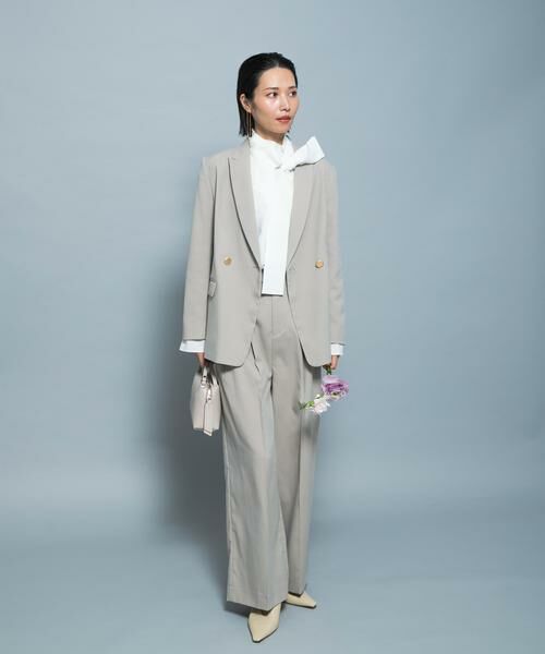 URBAN RESEARCH ROSSO / アーバンリサーチ ロッソ その他パンツ | 防シワシャンブレーツイルタックパンツ | 詳細16