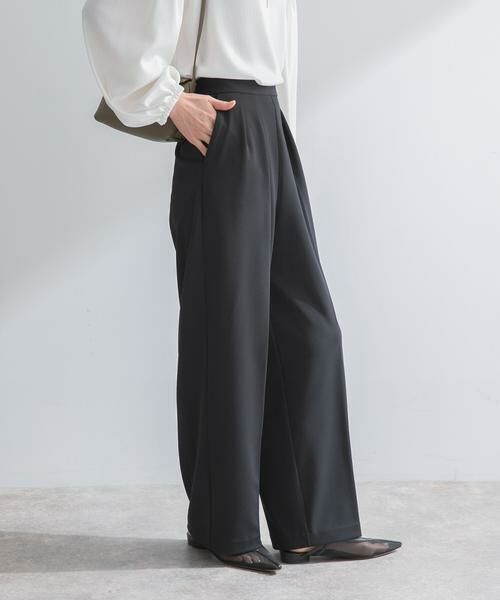 URBAN RESEARCH ROSSO / アーバンリサーチ ロッソ その他パンツ | ストレッチツイルタックストレートパンツ | 詳細9