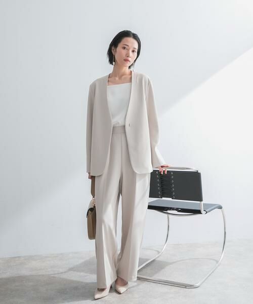 URBAN RESEARCH ROSSO / アーバンリサーチ ロッソ その他パンツ | ストレッチツイルタックストレートパンツ | 詳細18