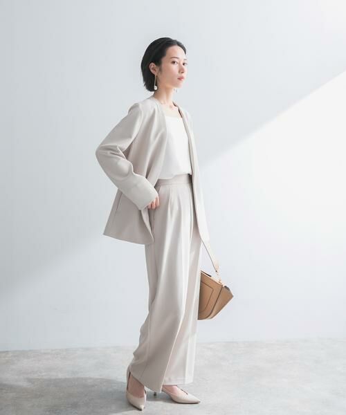 URBAN RESEARCH ROSSO / アーバンリサーチ ロッソ その他パンツ | ストレッチツイルタックストレートパンツ | 詳細19