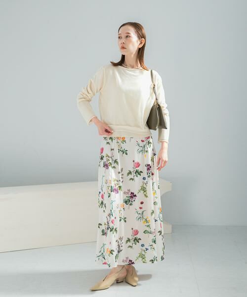 URBAN RESEARCH ROSSO / アーバンリサーチ ロッソ スカート | ボタニカルプリントマキシスカート | 詳細5
