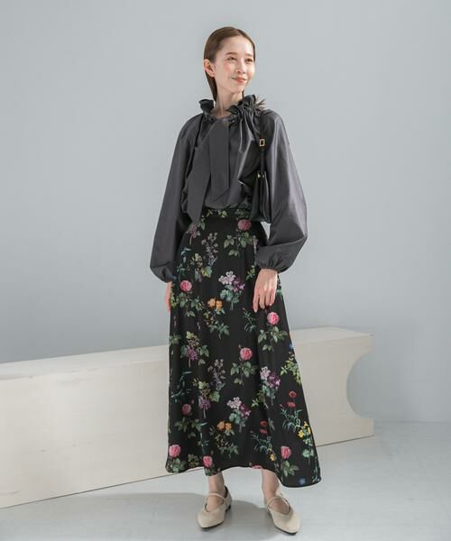 URBAN RESEARCH ROSSO / アーバンリサーチ ロッソ スカート | ボタニカルプリントマキシスカート | 詳細13