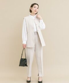 URBAN RESEARCH ROSSO / アーバンリサーチ ロッソ セットアップ | 『WEB/一部店舗限定』『SHORT/TALLサイズあり』ペプラムジレ+テーパードパンツ