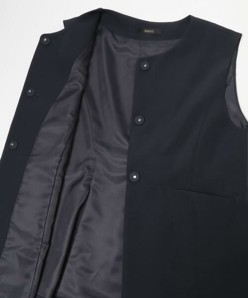 URBAN RESEARCH ROSSO / アーバンリサーチ ロッソ セットアップ | 『WEB/一部店舗限定』『SHORT/TALLサイズあり』ペプラムジレ+テーパードパンツ | 詳細14