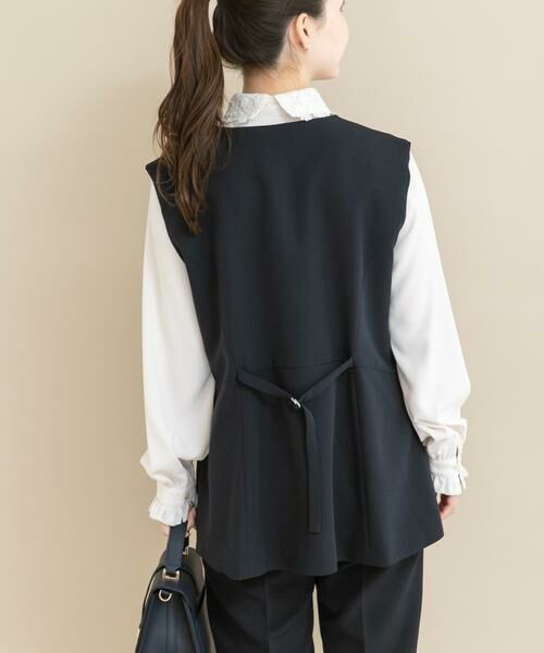 URBAN RESEARCH ROSSO / アーバンリサーチ ロッソ セットアップ | 『WEB/一部店舗限定』『SHORT/TALLサイズあり』ペプラムジレ+テーパードパンツ | 詳細8