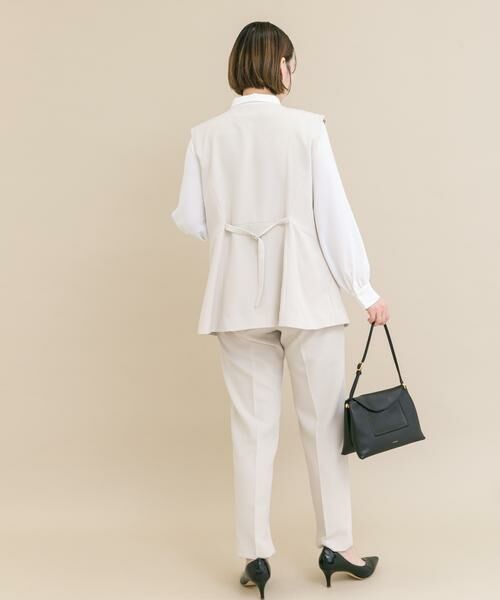 URBAN RESEARCH ROSSO / アーバンリサーチ ロッソ セットアップ | 『WEB/一部店舗限定』『SHORT/TALLサイズあり』ペプラムジレ+テーパードパンツ | 詳細29