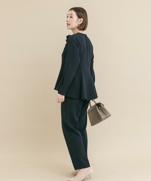 URBAN RESEARCH ROSSO / アーバンリサーチ ロッソ ワンピース | 『WEB/一部店舗限定』『SHORT/TALLサイズあり』ペプラムブラウス+テーパードパンツ | 詳細7