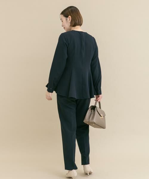 URBAN RESEARCH ROSSO / アーバンリサーチ ロッソ ワンピース | 『WEB/一部店舗限定』『SHORT/TALLサイズあり』ペプラムブラウス+テーパードパンツ | 詳細8