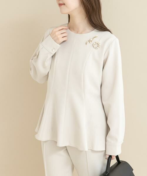 URBAN RESEARCH ROSSO / アーバンリサーチ ロッソ ワンピース | 『WEB/一部店舗限定』『SHORT/TALLサイズあり』ペプラムブラウス+テーパードパンツ | 詳細27