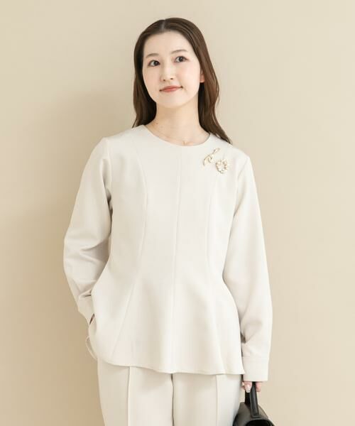 URBAN RESEARCH ROSSO / アーバンリサーチ ロッソ ワンピース | 『WEB/一部店舗限定』『SHORT/TALLサイズあり』ペプラムブラウス+テーパードパンツ | 詳細28