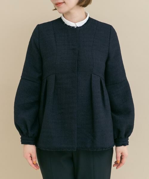 URBAN RESEARCH ROSSO / アーバンリサーチ ロッソ セットアップ | 『WEB限定』ツイードペプラムジャケット+パンツ | 詳細10