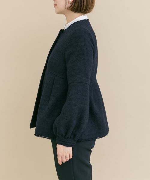 URBAN RESEARCH ROSSO / アーバンリサーチ ロッソ セットアップ | 『WEB限定』ツイードペプラムジャケット+パンツ | 詳細11