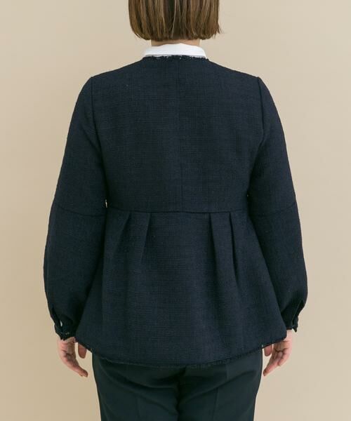 URBAN RESEARCH ROSSO / アーバンリサーチ ロッソ セットアップ | 『WEB限定』ツイードペプラムジャケット+パンツ | 詳細12