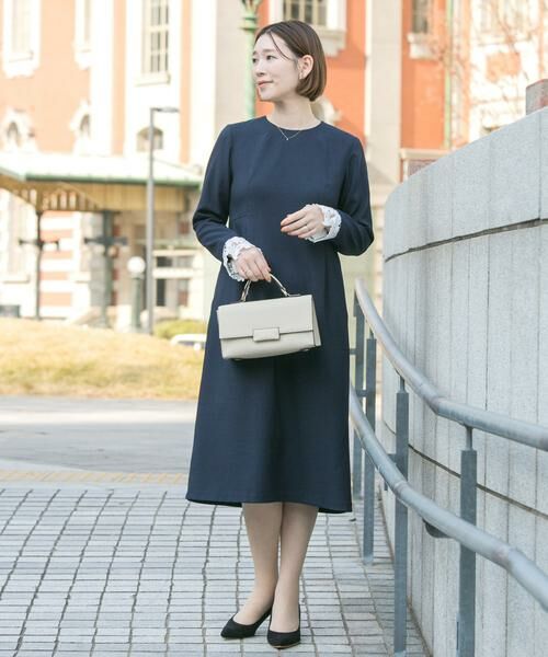 URBAN RESEARCH ROSSO / アーバンリサーチ ロッソ ワンピース | 『WEB限定』袖レースワンピース | 詳細1