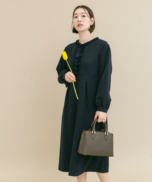 URBAN RESEARCH ROSSO / アーバンリサーチ ロッソ ワンピース | 『WEB/一部店舗限定』フリルカラーウエストマークワンピース | 詳細2