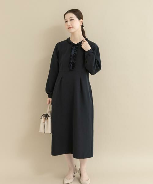 URBAN RESEARCH ROSSO / アーバンリサーチ ロッソ ワンピース | 『WEB/一部店舗限定』フリルカラーウエストマークワンピース | 詳細9