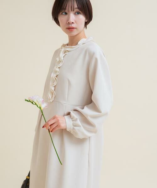 URBAN RESEARCH ROSSO / アーバンリサーチ ロッソ ワンピース | 『WEB/一部店舗限定』フリルカラーウエストマークワンピース | 詳細23