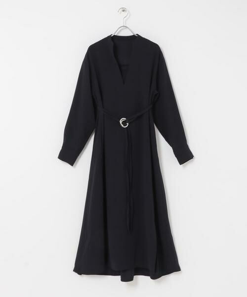 URBAN RESEARCH ROSSO / アーバンリサーチ ロッソ ワンピース | トリアセテート混Vネックワンピース | 詳細1